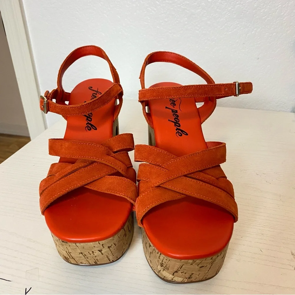 Free People Lisbon Platform Sandal Size 36 - Picture 6 of 8